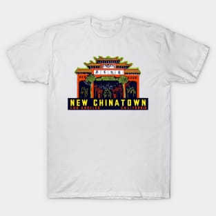 1940s New Chinatown Los Angeles California T-Shirt